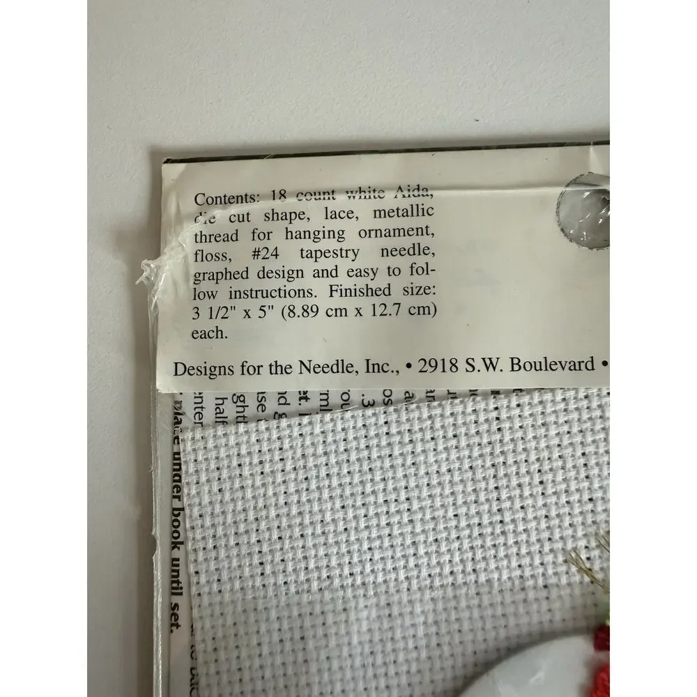 Lace Ornament Designs for the Needle Cross Stitch Kit 1211 SAMPLER